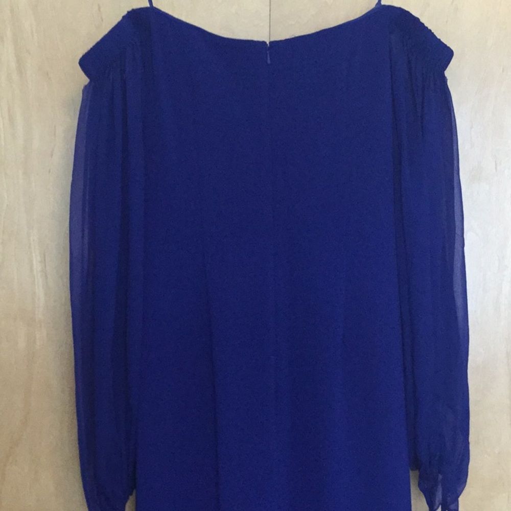 Badgley Mischka off-the-shoulder gown - Picture 6 of 14